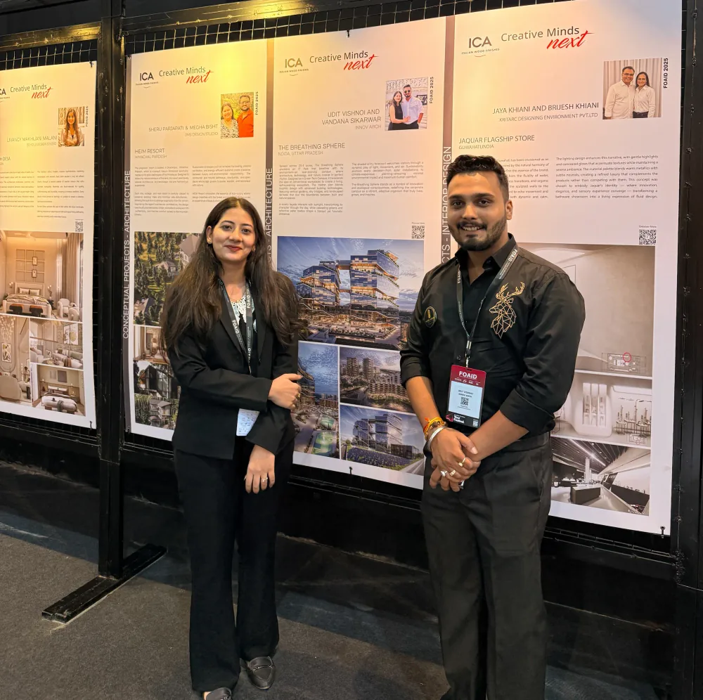 Ar. Udit Vishnoi at FOAID 2025, Conceptual Architecture category winner