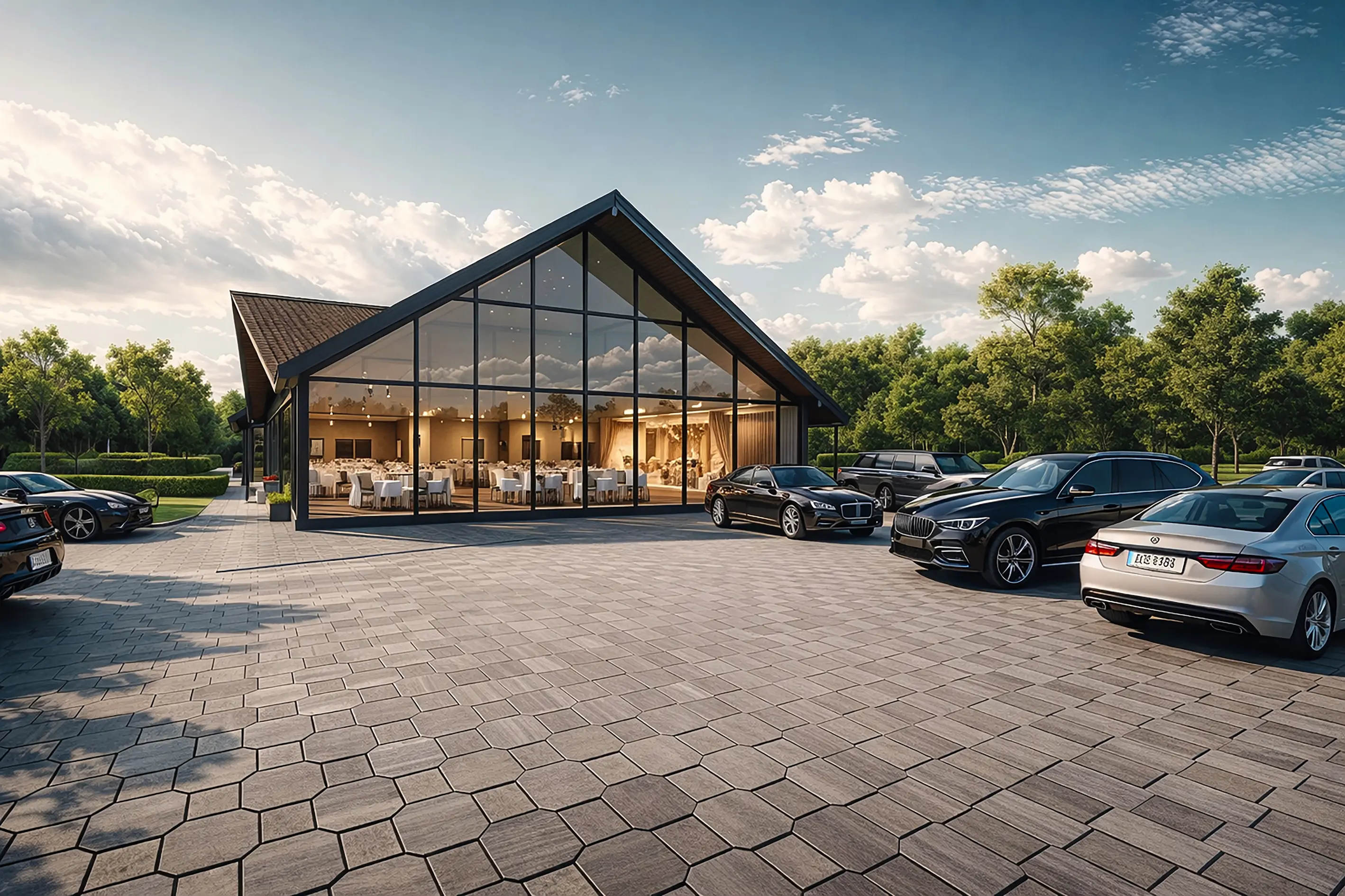 Front elevation with parking — The Bliss, Bijnor