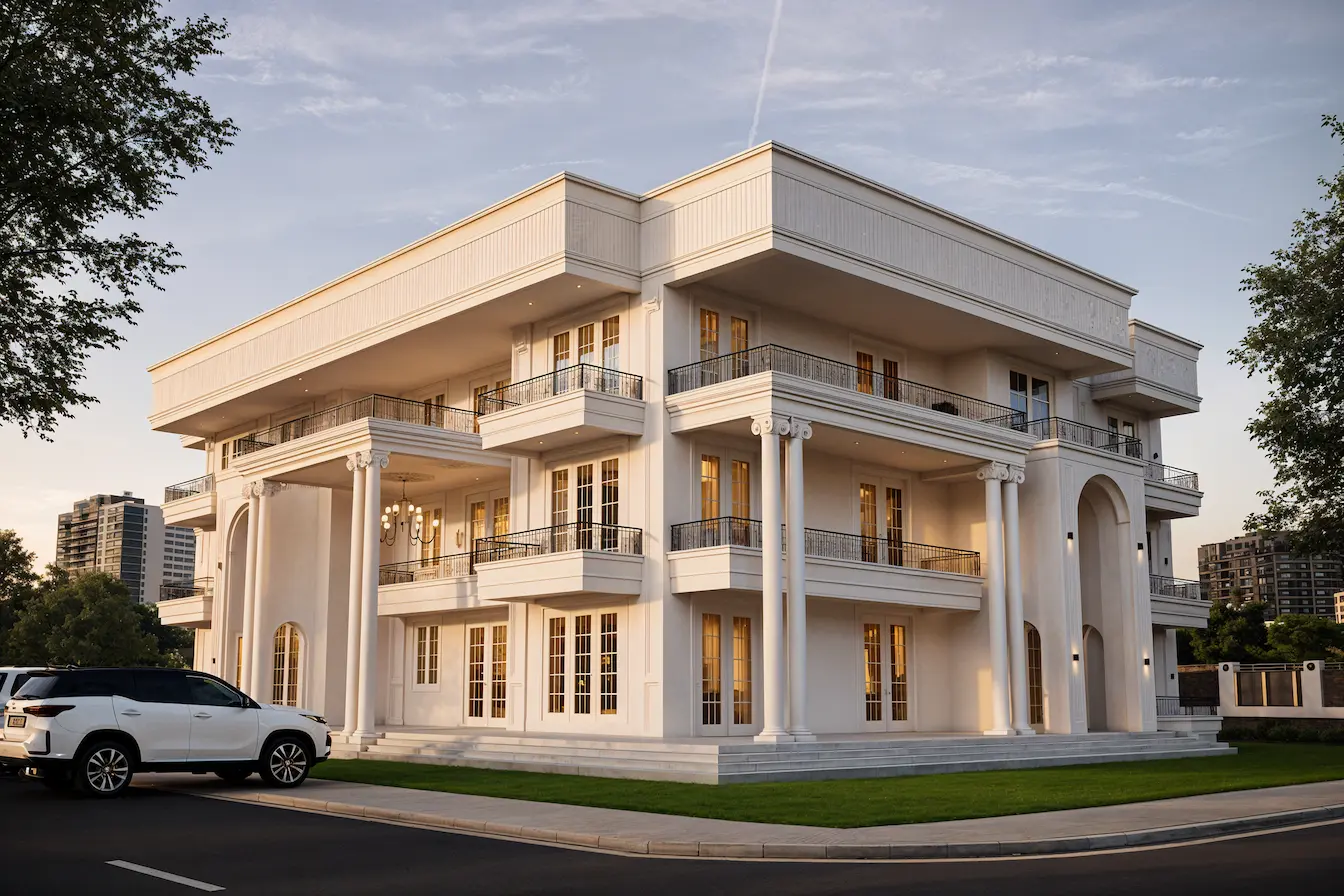 Side view — The Pantheon Villa, Greater Noida